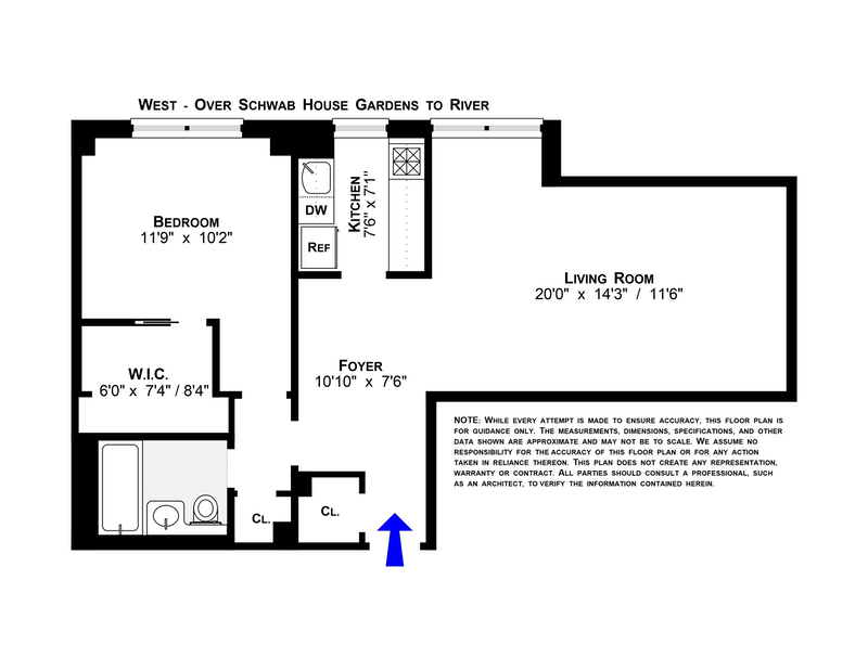 Floorplan for 11 Riverside Drive, 13RE