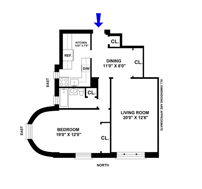 Floorplan for 110 -31 73rd Road