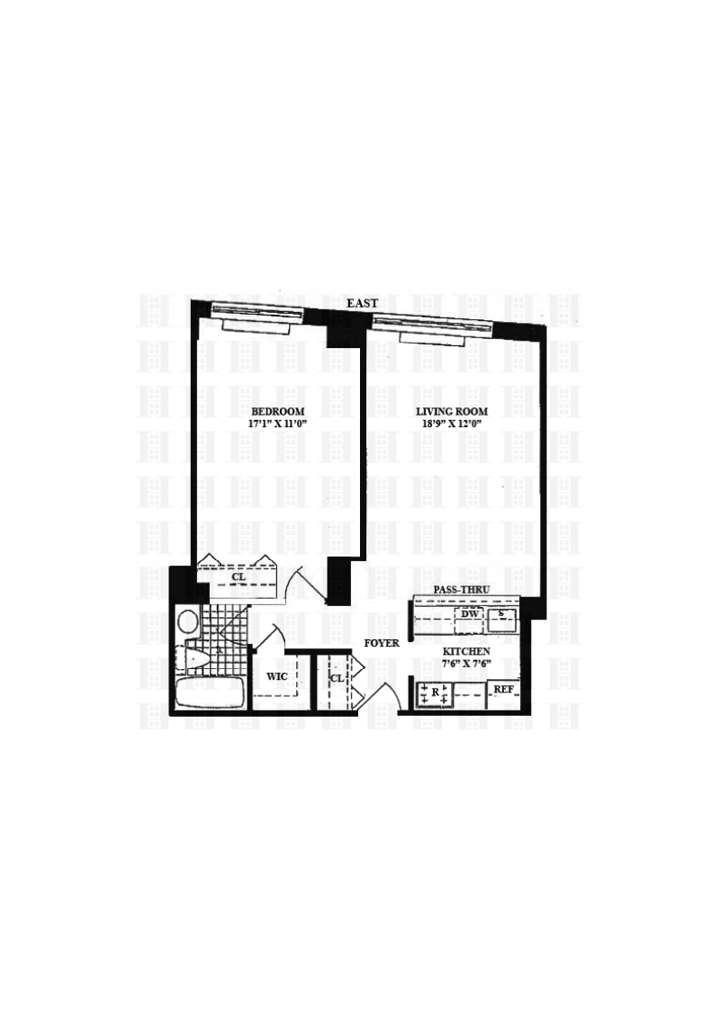 Floorplan for 2373 Broadway, 804