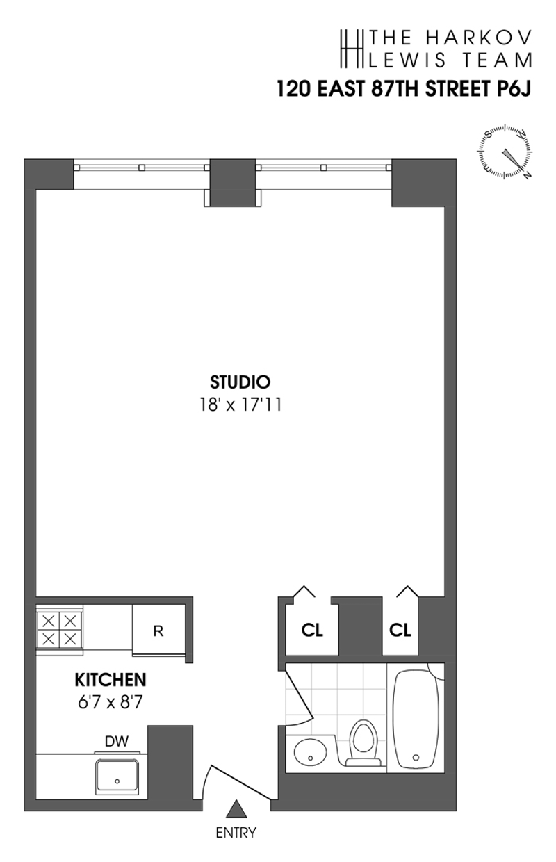 Floorplan for 120 East 87th Street, P6J
