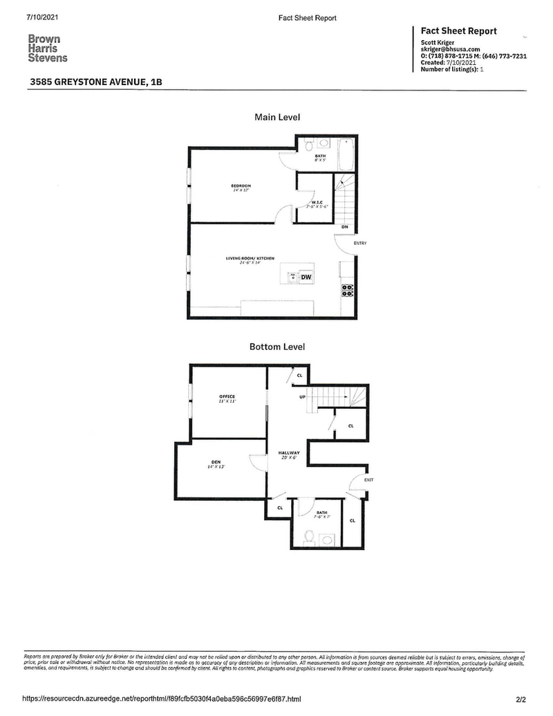 Floorplan for 3585 Greystone Avenue