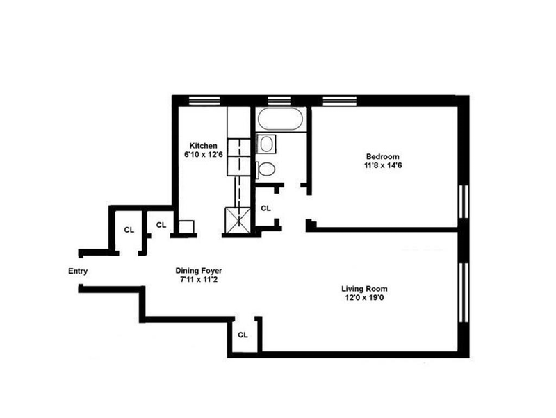 Floorplan for 5615 Netherland Avenue, 3E