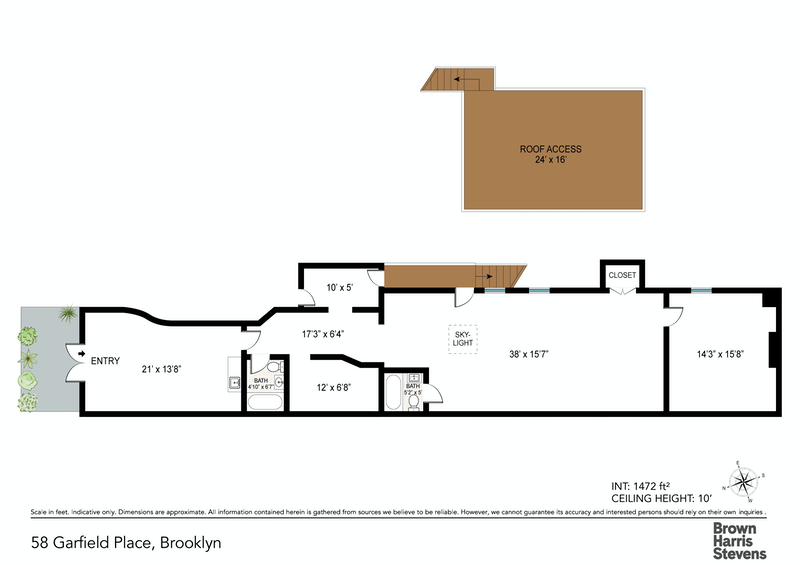 Floorplan for 58 Garfield Place, GROUNDFLR