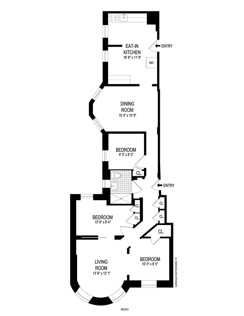 Floorplan for 7 West 92nd Street, 25