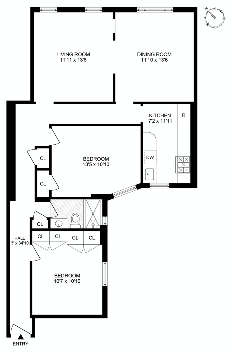 Floorplan for 414 West 121st Street, 24