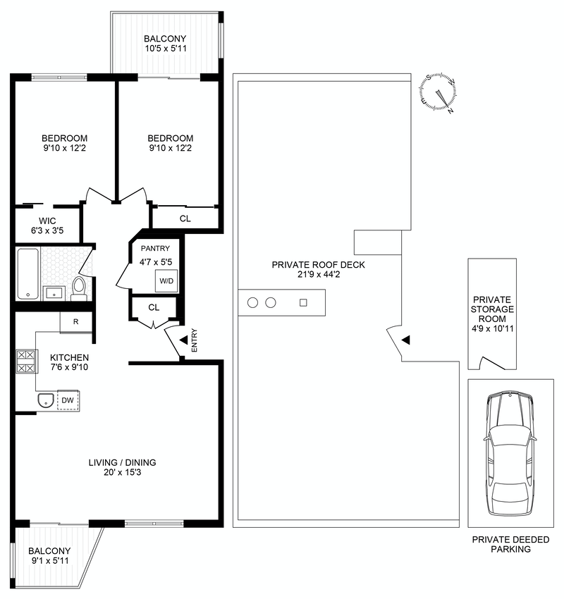 Floorplan for 444 17th St