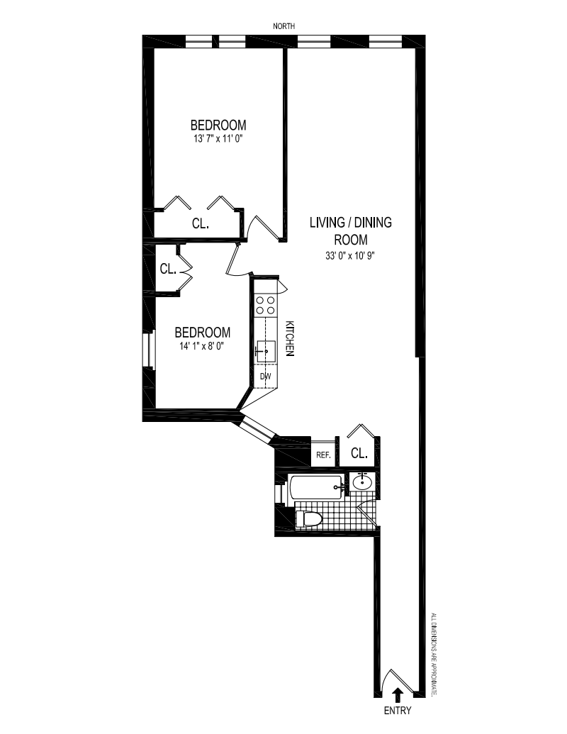 Floorplan for 504 West 111th Street