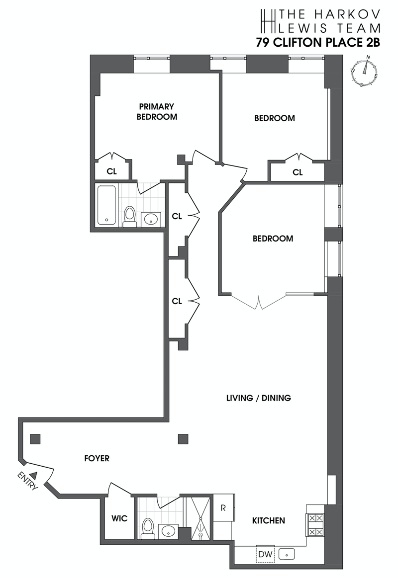 Floorplan for 79 Clifton Place