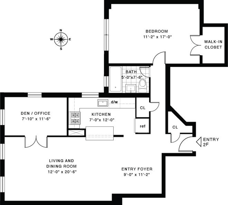 Floorplan for 525 West 235th Street