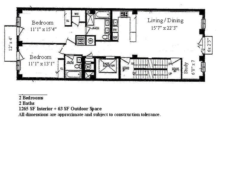 Floorplan for 82 University Place, 3