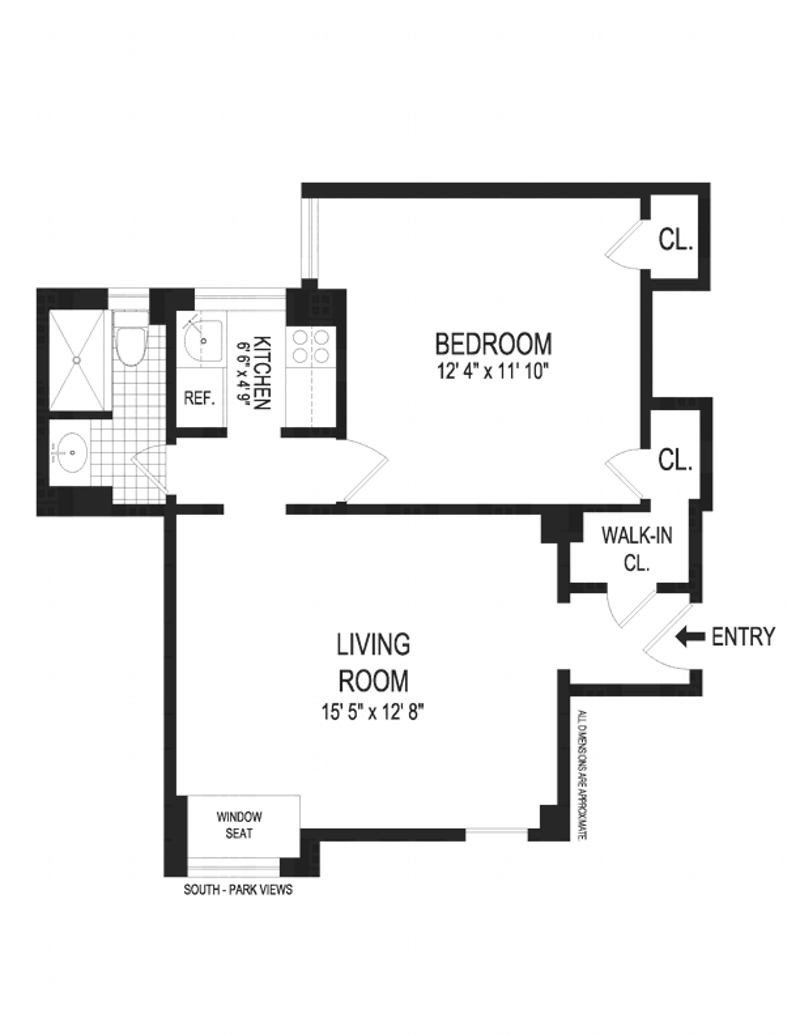 Floorplan for 333 East 43rd Street, 711