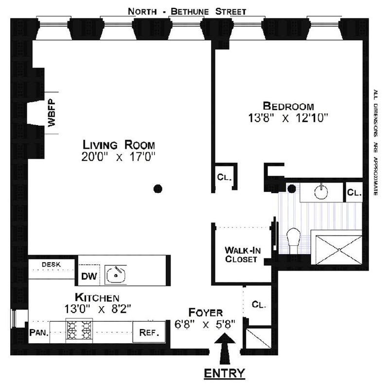 Floorplan for 35 Bethune Street, 2D
