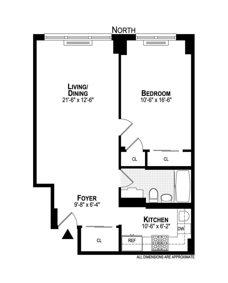 Floorplan for 10 West 15th Street, 825