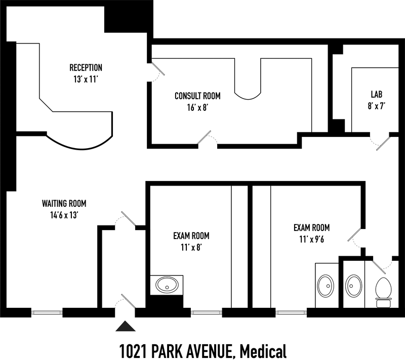 Floorplan for 1021 Park Avenue