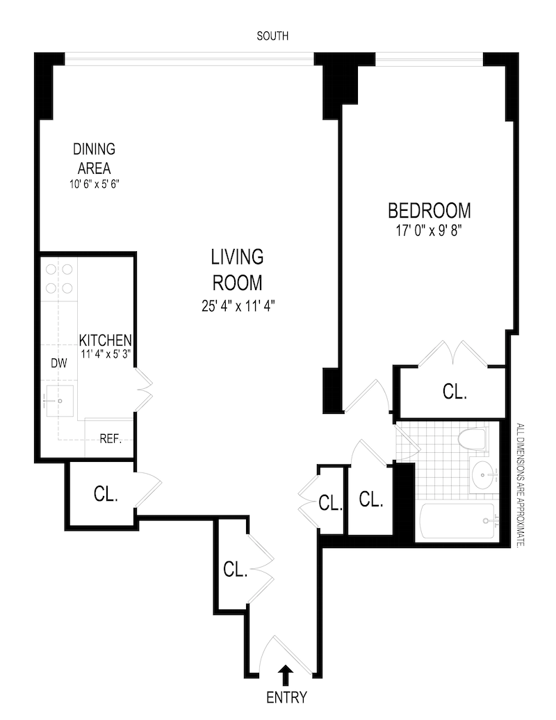 Floorplan for 230 East 79th Street, 15F