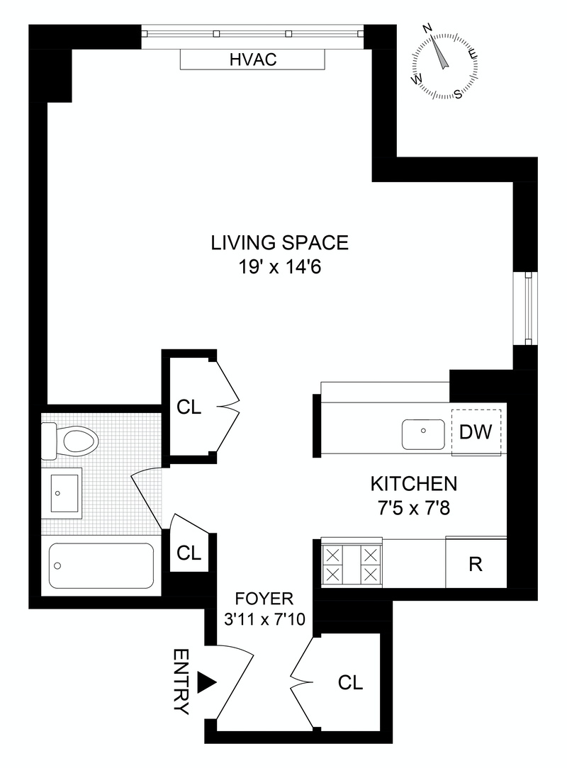 Floorplan for 4 -74 48th Avenue, 4BB