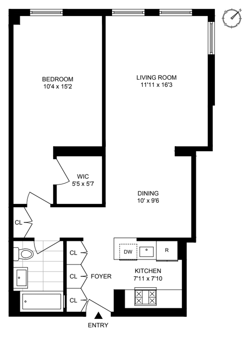Floorplan for 130 Lenox Avenue, 707