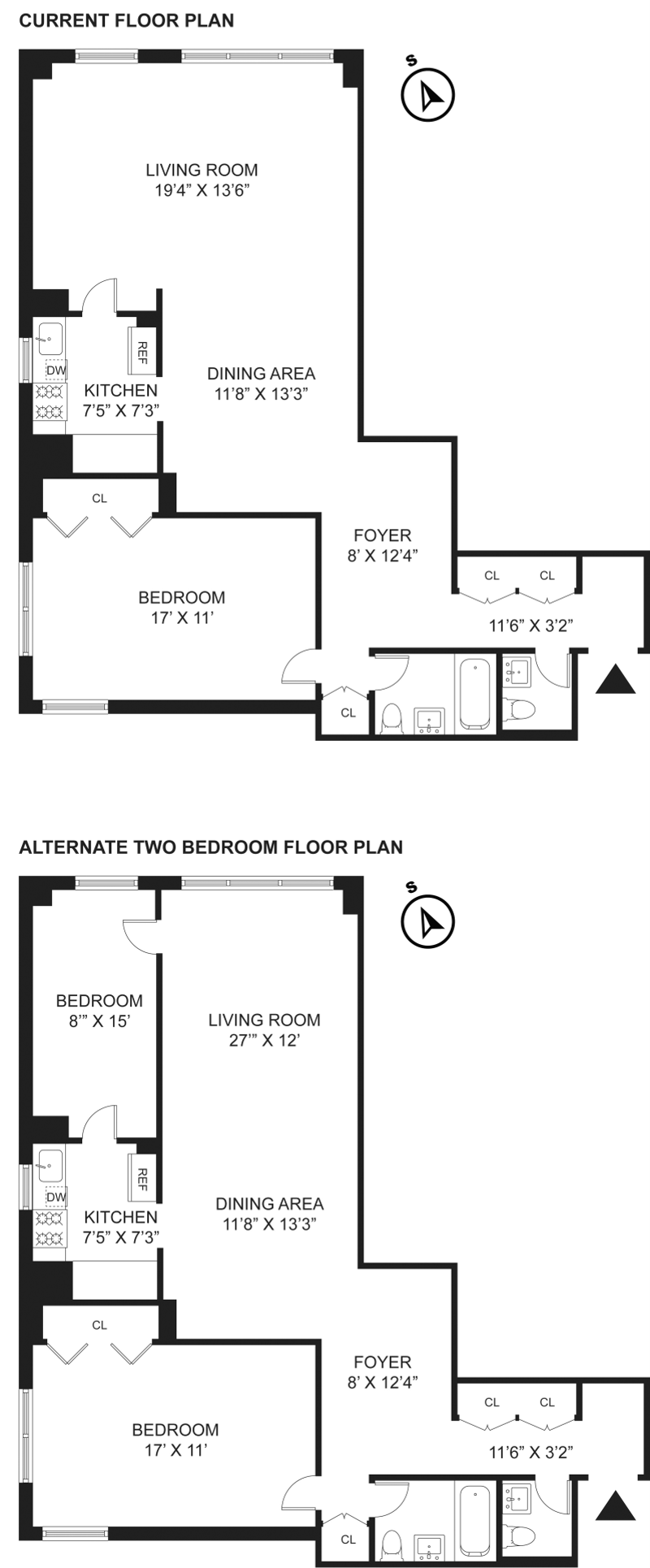Floorplan for 111 East 85th Street, 12F