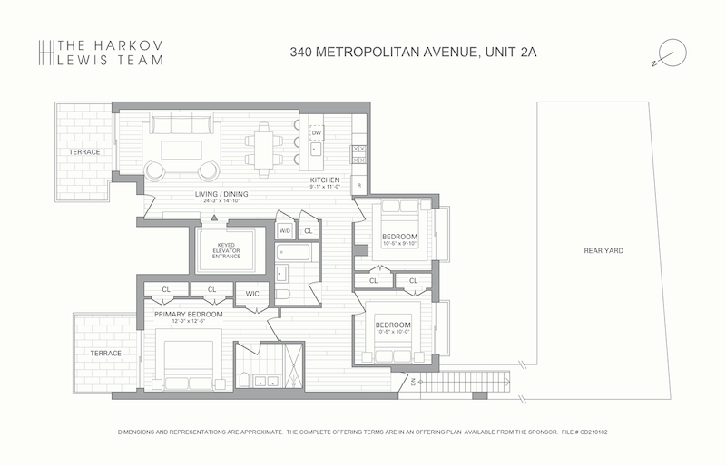 Floorplan for 340 Metropolitan Avenue, 2A