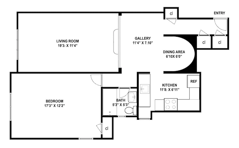 Floorplan for 112-50 78th Avenue, 3N