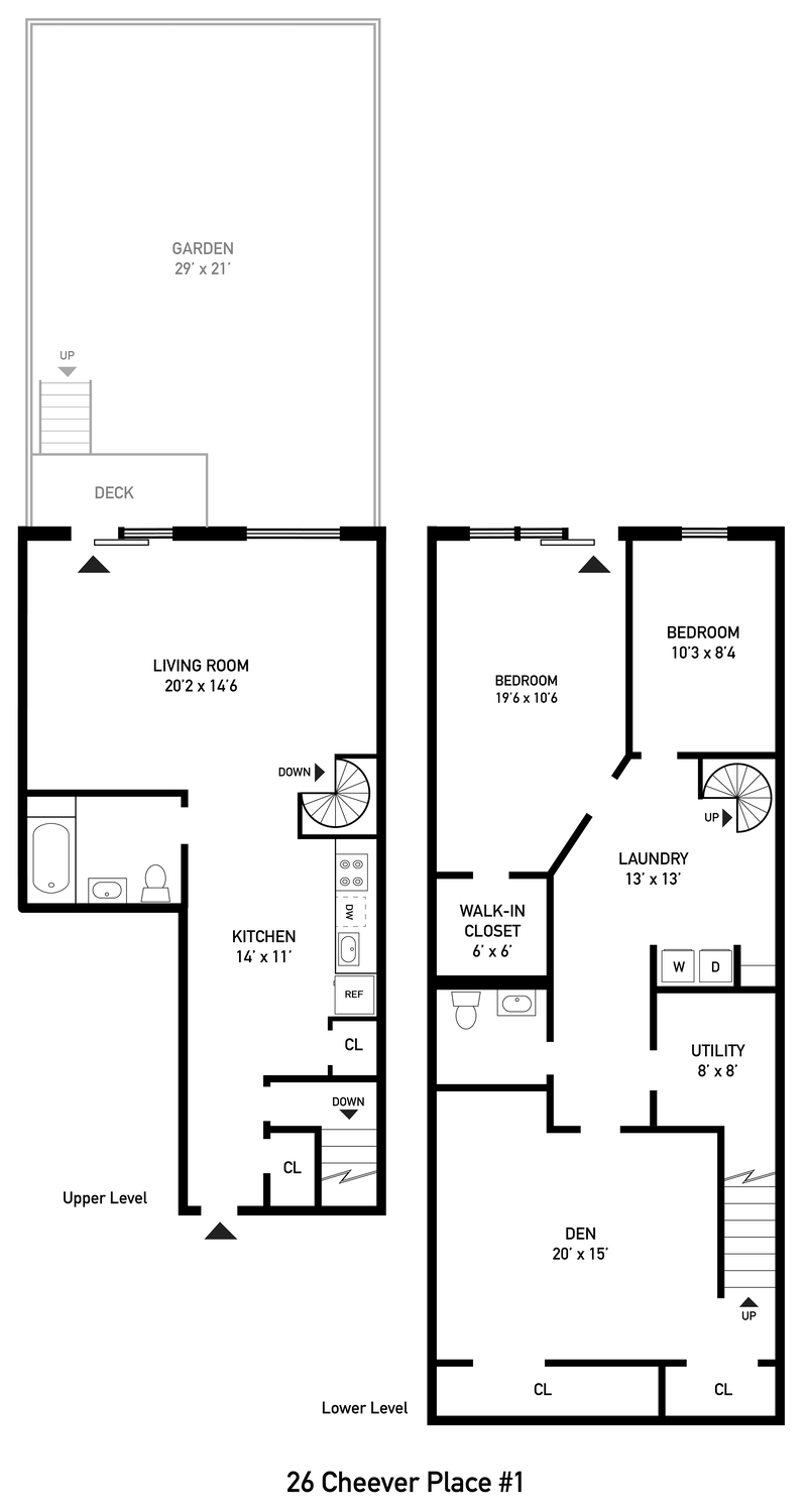 Floorplan for 26 Cheever Place, 1