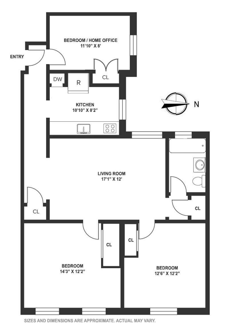 Floorplan for 35 -16 82nd St, 31