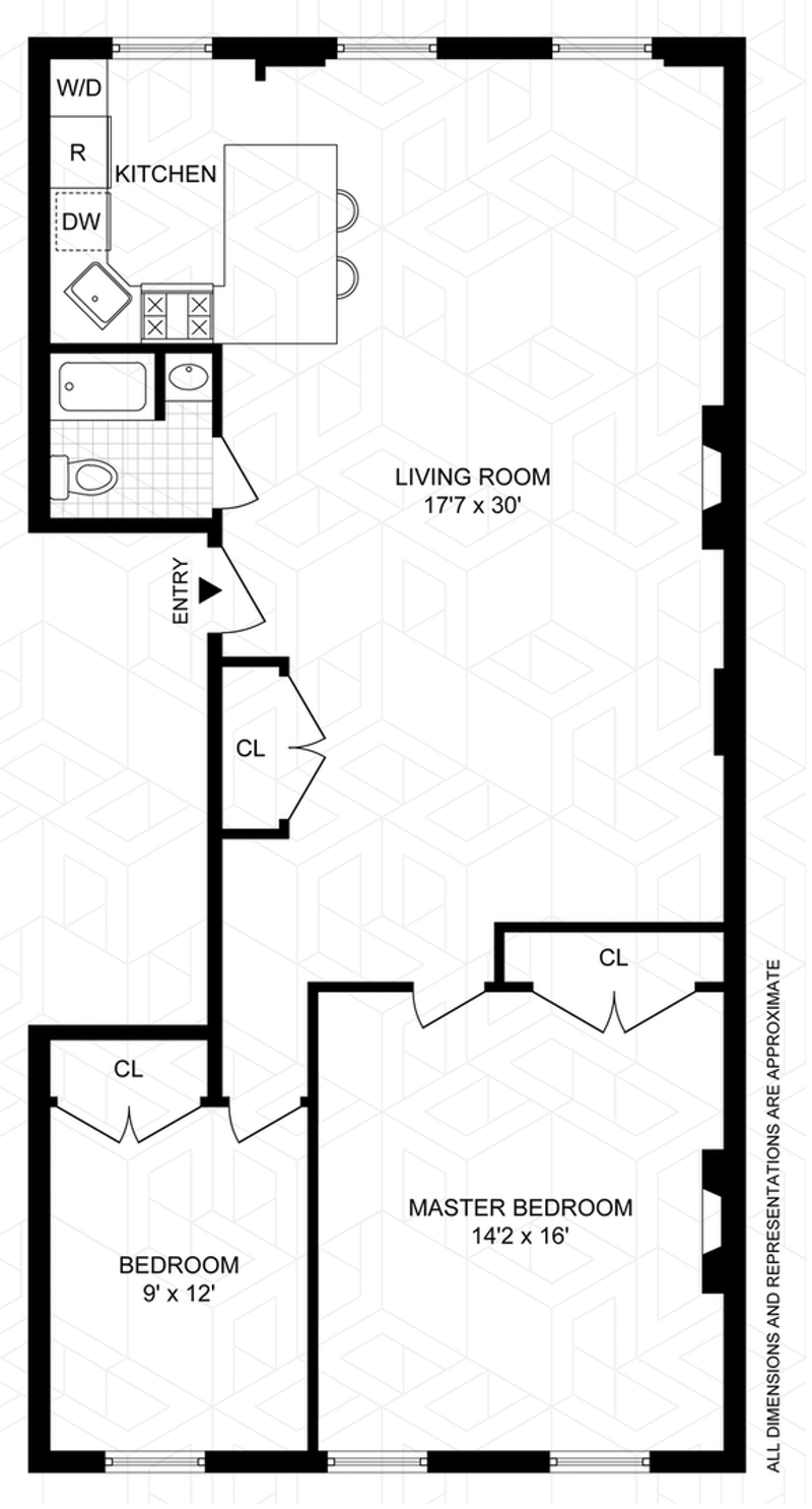 Floorplan for 134 Amity Street, 3
