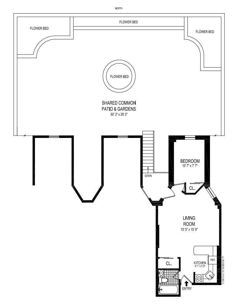 Floorplan for 167 West 73rd Street, 4