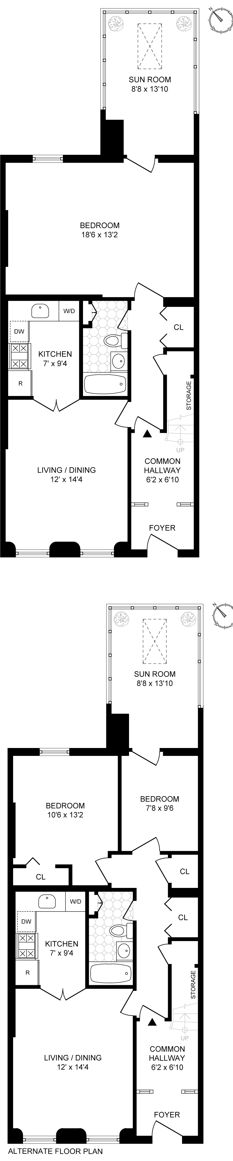 Floorplan for 393 8th St, 2