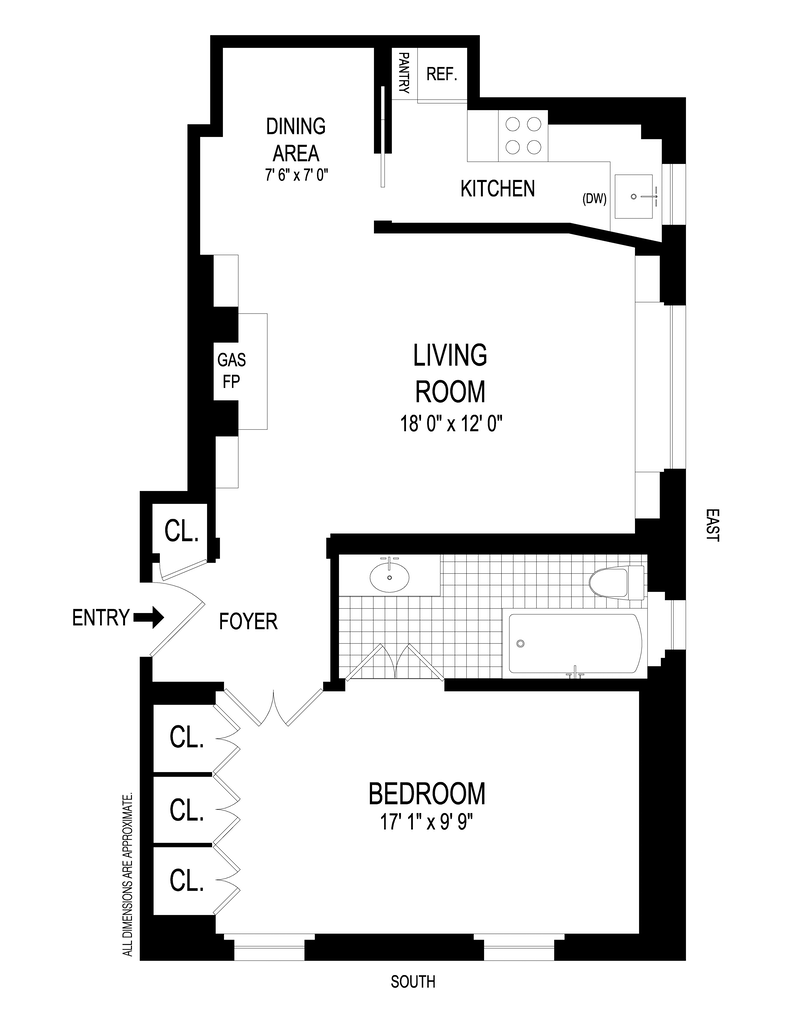 Floorplan for 130 East 67th Street, 11F