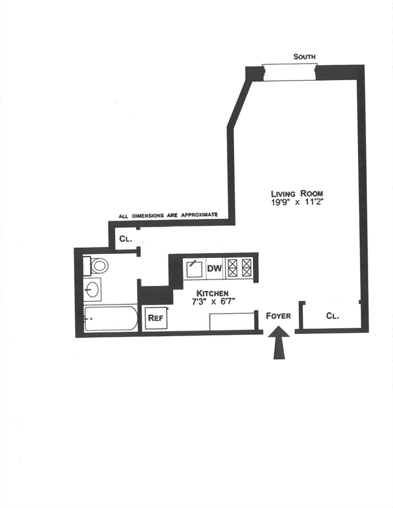 Floorplan for 720 Greenwich Street, 3L