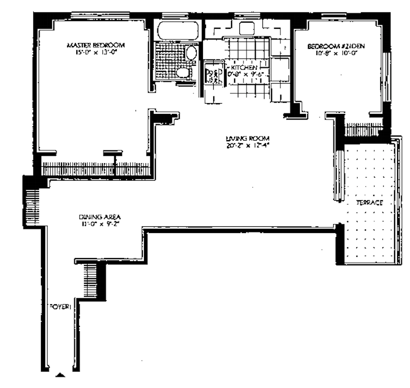 Floorplan for 5700 Arlington Avenue, 7V