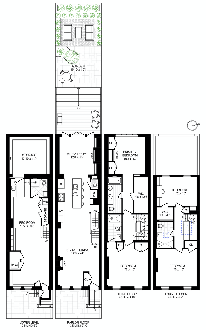 Floorplan for 1206 Bloomfield Street