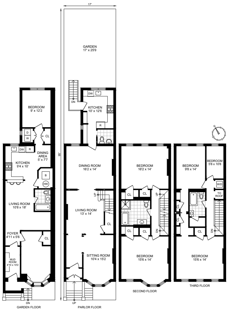 Floorplan for 585 4th Street