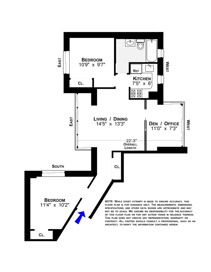 Floorplan for 48 Hester Street