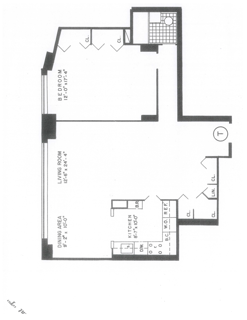 Floorplan for 2500 Johnson Avenue, 11T