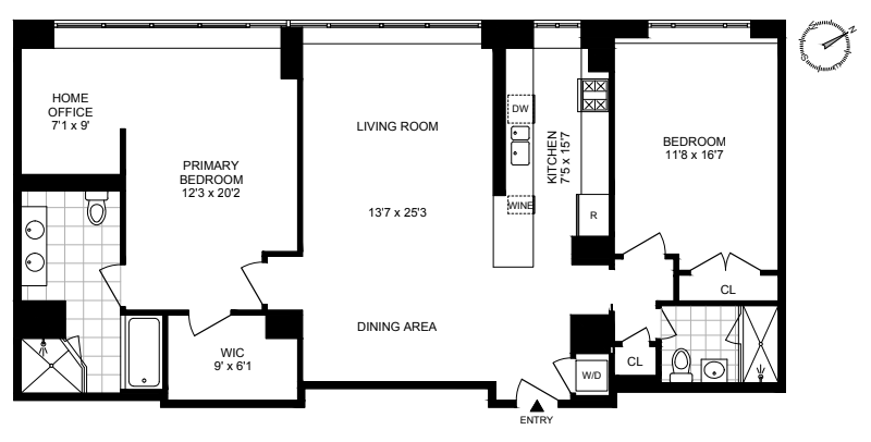Floorplan for 200 East 66th Street, A704
