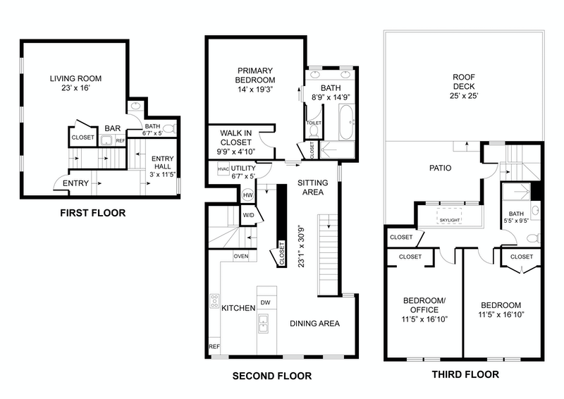 Floorplan for 565 Jersey Ave, 3