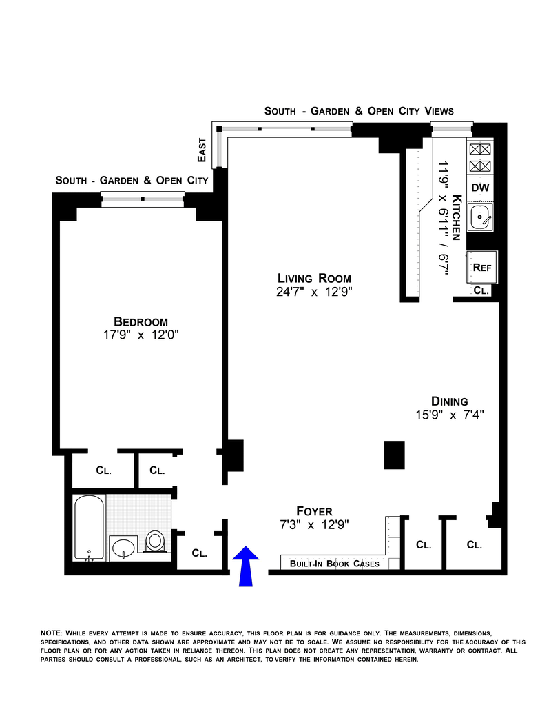 Floorplan for 11 Riverside Drive, 6TE