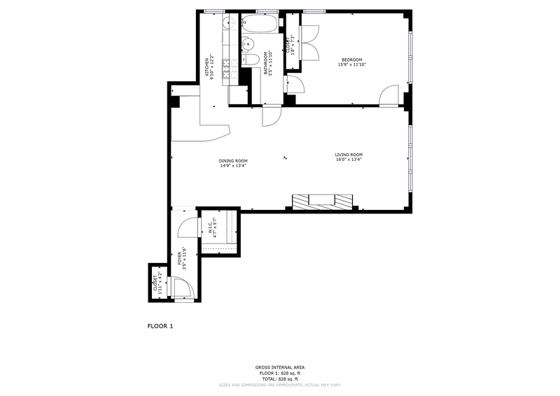 Floorplan for 140 East 28th Street, 4B