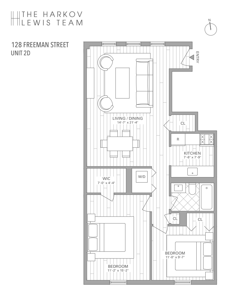 Floorplan for 128 Freeman Street, 2D