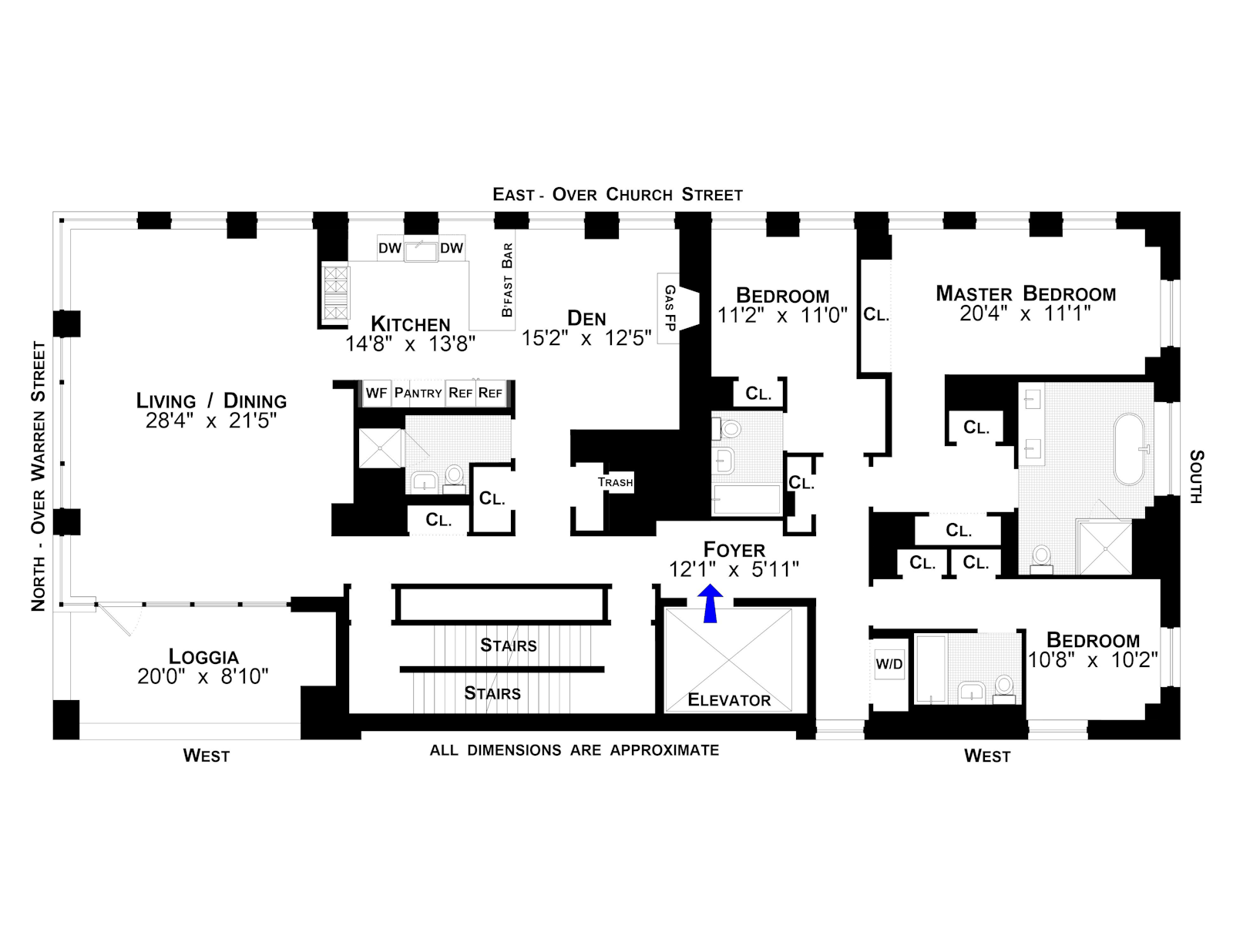 Floorplan for 37 Warren Street, PHB