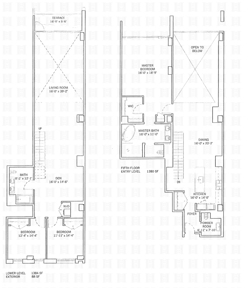 Floorplan for 90 Furman Street, 524