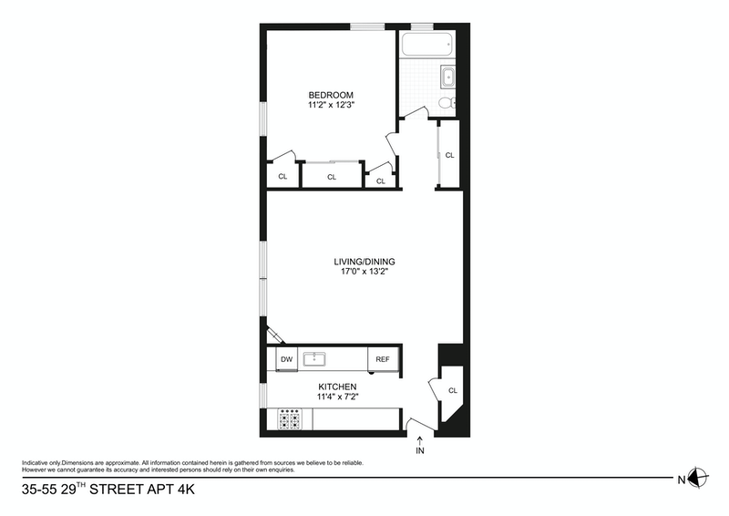 Floorplan for 35-55 29th Street, 4K