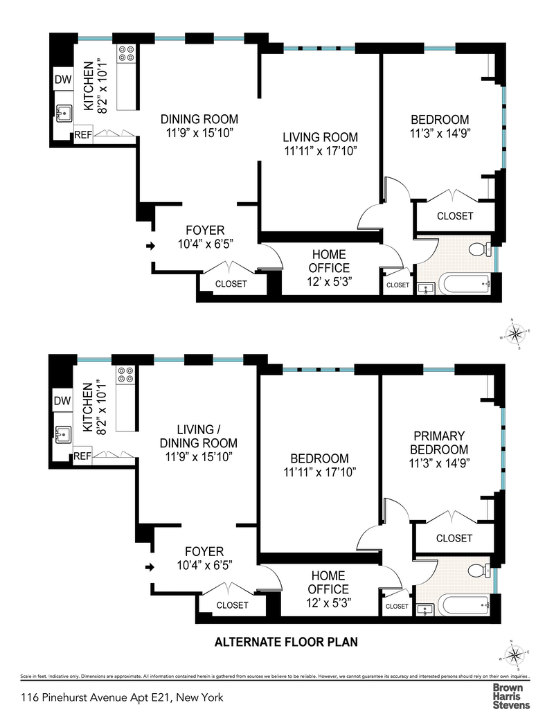 Floorplan for 116 Pinehurst Avenue, E21