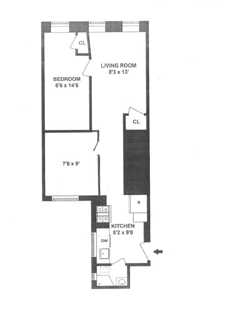 Floorplan for 246 East, 53rd Street, 5
