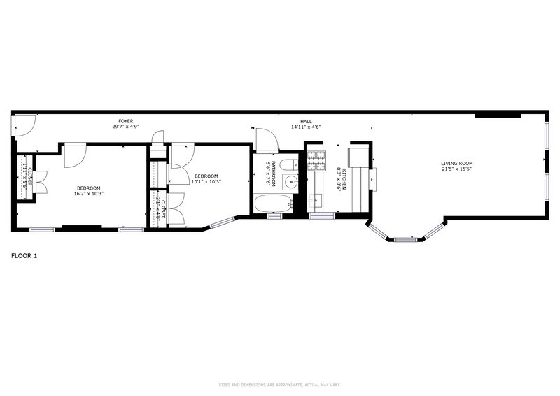 Floorplan for 133 West 140th Street, 44