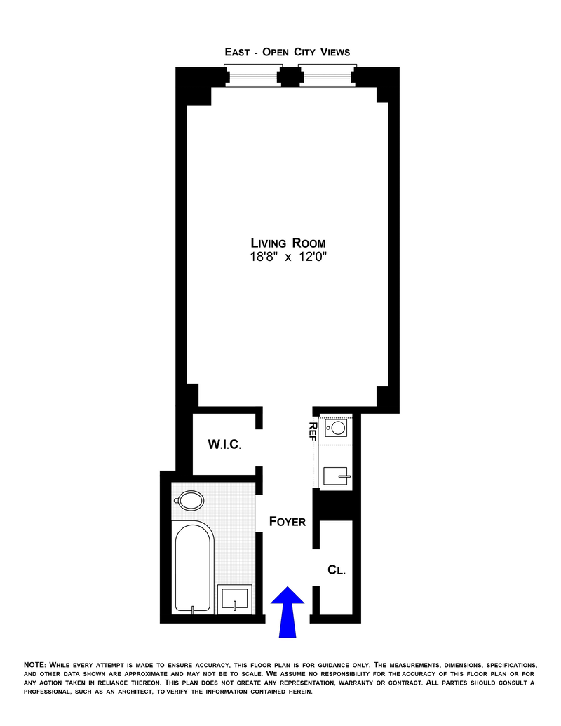 Floorplan for 310 Riverside Drive, 1215