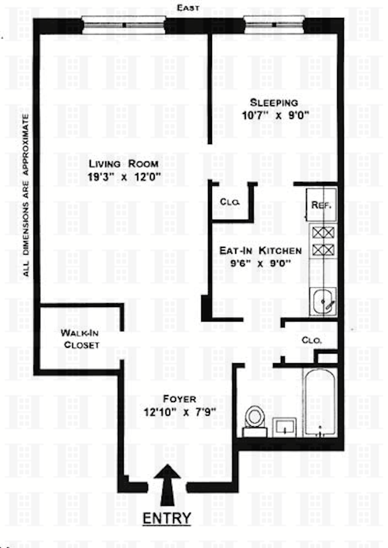 Floorplan for 3512 Oxford Ave, 2G