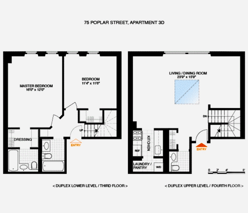 Floorplan for 75 Poplar Street, 3D